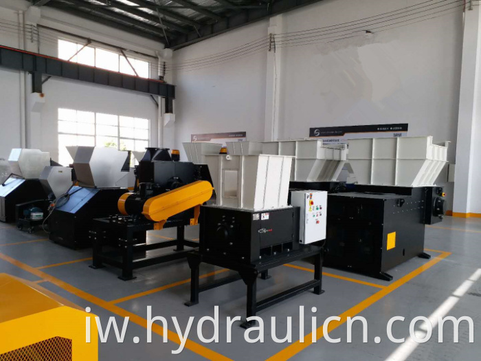 SR600 אוטומטי אלומיניום shavings turnings shredder